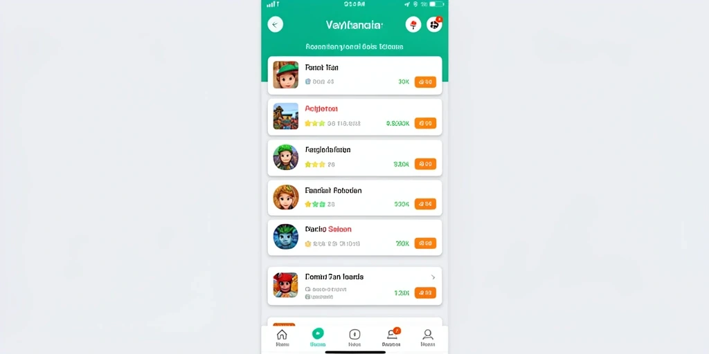 Tampilan menu yang mudah dinavigasi.