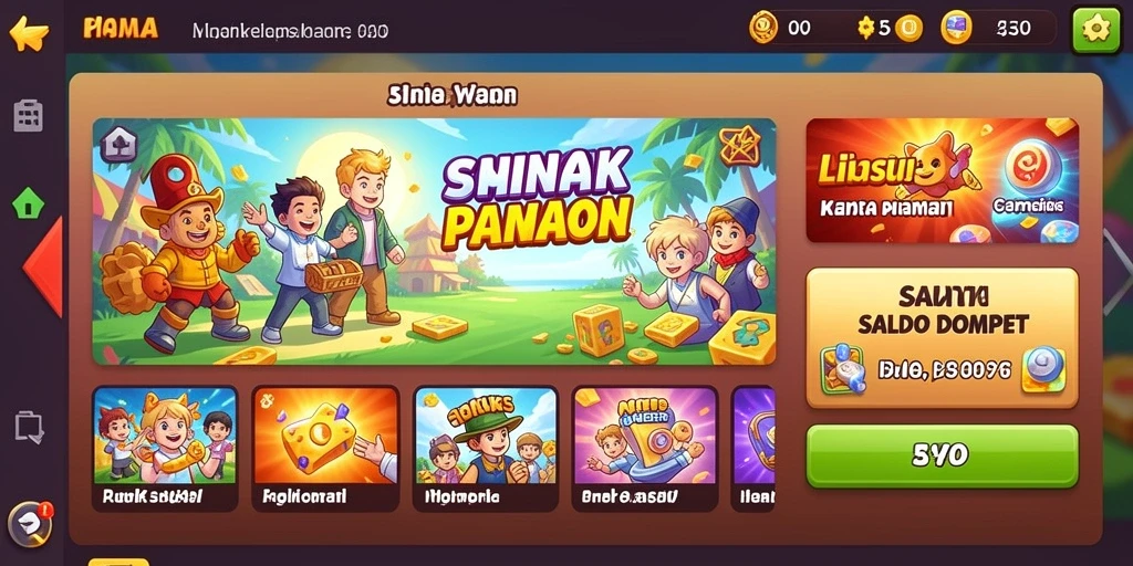 Komunitas aktif di dalam game untuk interaksi sosial.
