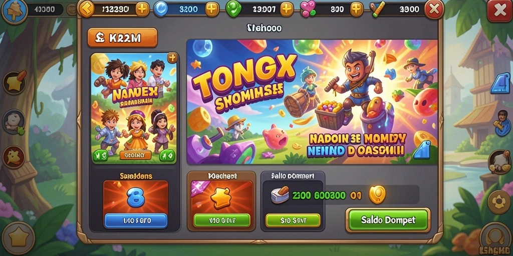 Screenshot menunjukkan leaderboard dengan skor tertinggi pengguna.